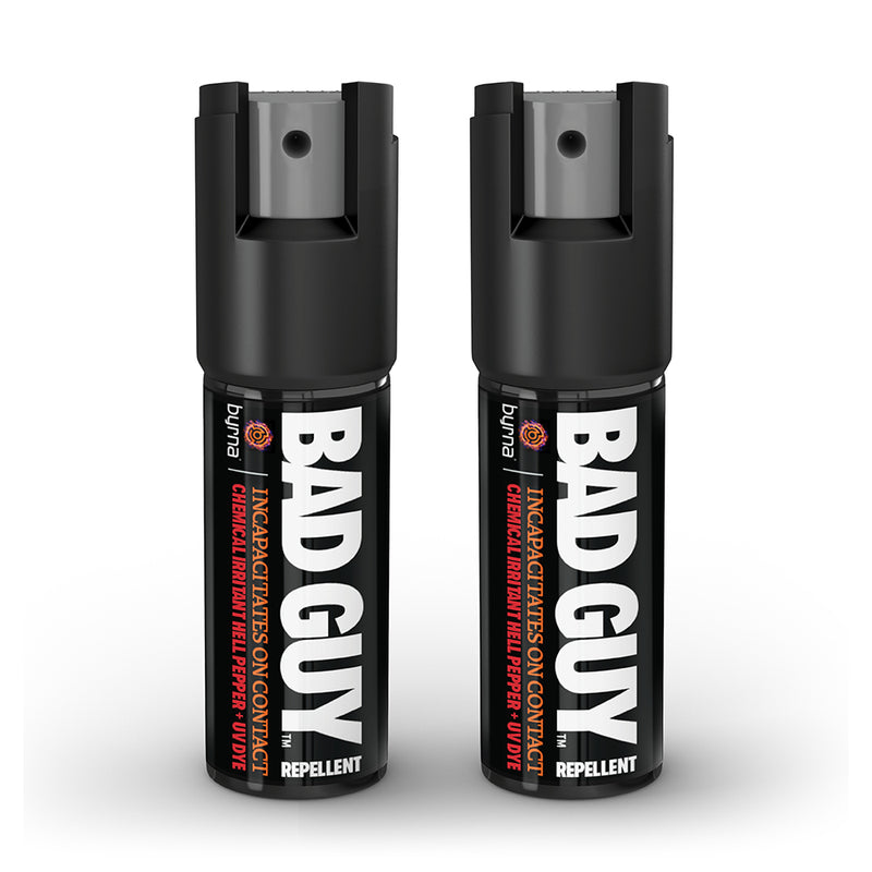 Description
Shipping Restrictions:
BGR Hell Pepper 2 oz cannot be shipped to New York, Alaska, Hawaii and New Jersey.
Product Features:
Effective range: 8-10 ft
Spray Time: 15 continuous seconds
Makes skin and eyes feel like they're on fire and quickly incapacitates attacker on contact.
Stream spray for maximum stopping power, less cross-contamination
Attacker Tracker UV Dye lasts up to 48 hours for law enforcement and victim to identify the bad guy(s)