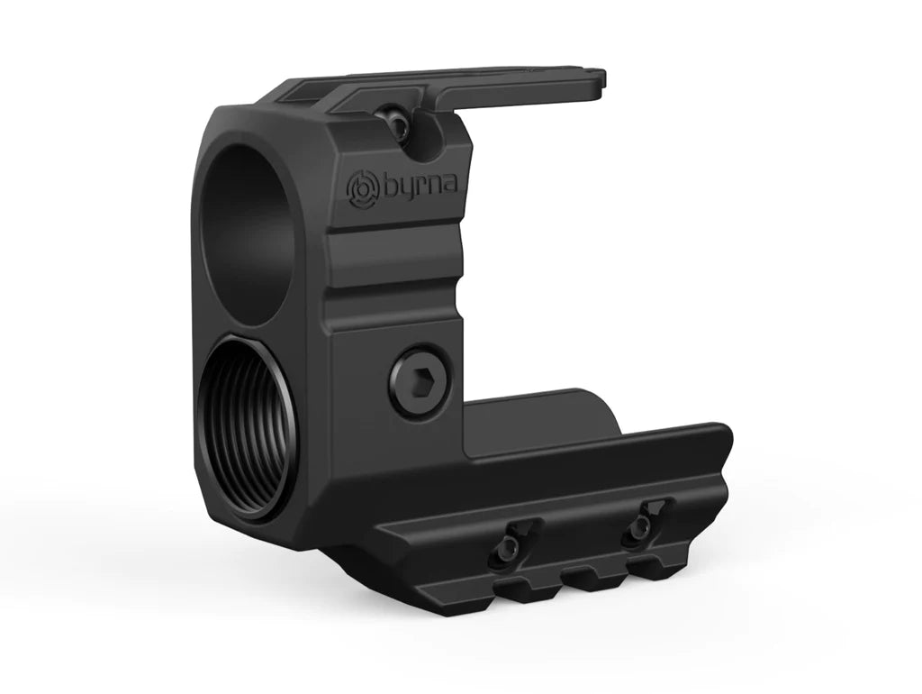 TAKE YOUR BYRNA SD, EP OR HD LAUNCHER TO THE NEXT LEVEL BY UPGRADING TO THE BYRNA BOOST ADAPTOR.
**Byrna does not recommend the use of Crosman brand 12 gram co2 cartridges in your launcher as they may not puncture correctly.
This Byrna Boost Adaptor conveniently allows you to use standard and readily available 12 gram CO2 cartridges, delivering an increase in shot capacity to 30 rounds per cartridge. Easy to install.
Increased payload: 50% more shots per CO2 canister
Convenience: 12g CO2 readily availa