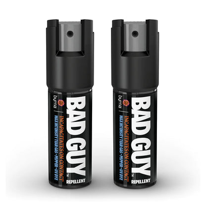 BGR MAX 2 oz cannot be shipped to New York, Alaska, Hawaii, Wisconsin, Washington DC, Michigan and New Jersey.

Product Features:

Effective range: 8-10 ft

Spray Time: 15 continuous seconds

Attacks the central nervous system, impairs vision, restricts breathing, and causes the nose to fill with mucus and skin to feel like it’s on fire – quickly incapacitates attacker

Stream spray for maximum stopping power, less cross-contamination


Attacker Tracker UV Dye lasts up to 48 hours.