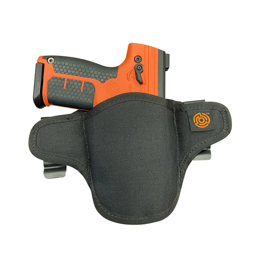 Byrna nylon holsters provide an effective solution for safely carrying Byrna launchers. With careful selection based on fit, comfort, and carrying preferences, users can enhance their overall experience with Byrna products. These Holsters are for bothByrna SD and Byrna LE without added accessories.
Nylon holsters come with or without safety strap.