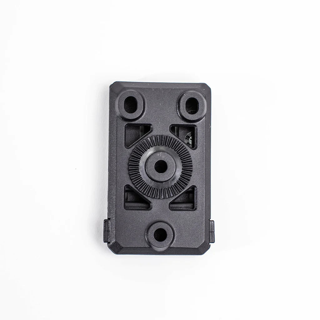 *HOLSTER NOT INCLUDED

The Level II Holster Belt Clip Adapter is an add-on that can be used to convert the Byrna Level II holster from the standard paddle grip to secure, belt attached holster.