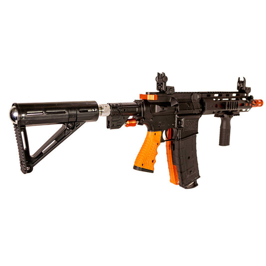 Introducing the next level of home-defense AR-15 style rifle Previously available only to law enforcement agencies, the re-engineered Mission 4 by Byrna is the ultimate high-capacity solution to defend your property or just having fun in the backyard.